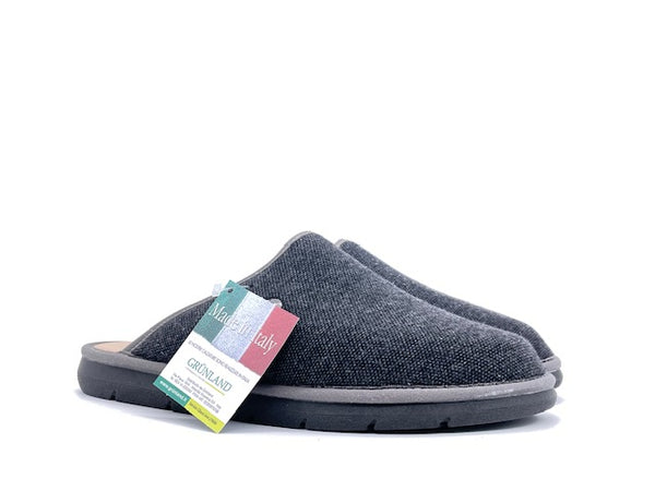 GRUNLAND Ciabatta Chiusa Uomo Loso Nero