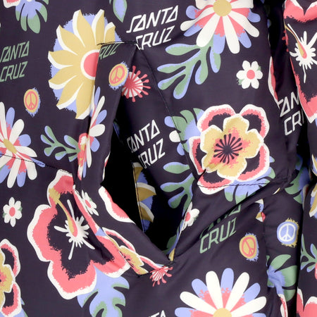 SANTA CRUZ Piumino Donna Free Spirit Repeat Quilted Jacket All Over Print da donna