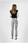 DENIM CROPPED FLARE