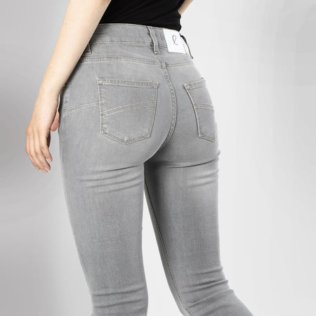 DENIM CROPPED FLARE