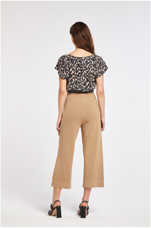 PANTALONE CULOTTE JACQUARD