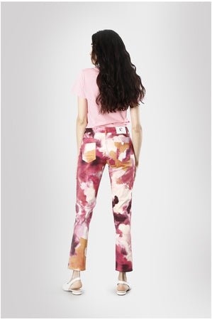 PANTALONE 5 TASCHE STAMPATO