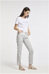 PANTALONE 5 TASCHE STAMPATO