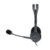Cuffie con microfono Logitech H111 - Cavo 3.5mm - Grigio (981-000593)