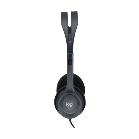 Cuffie con microfono Logitech H111 - Cavo 3.5mm - Grigio (981-000593)