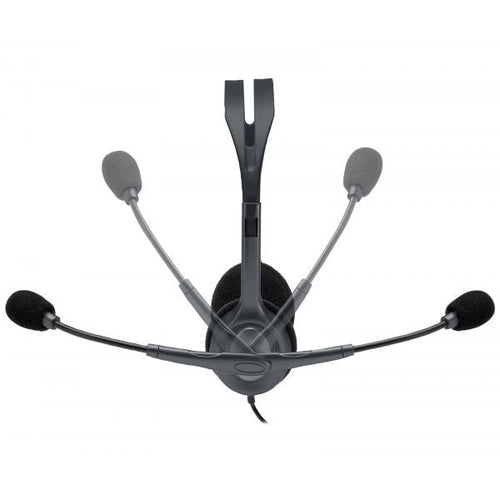Cuffie con microfono Logitech H111 - Cavo 3.5mm - Grigio (981-000593)