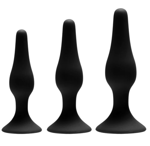 Greygasms Apprentice anal trainer set 3 butt plug anali