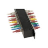 Pannello patch Delock con accoppiatori - CAT 6 - STP - RJ-45 X 24 - nero - 1U - 48,3 cm (19)