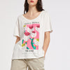 TSHIRT STAMPA FLOWER MARKET MIAMI