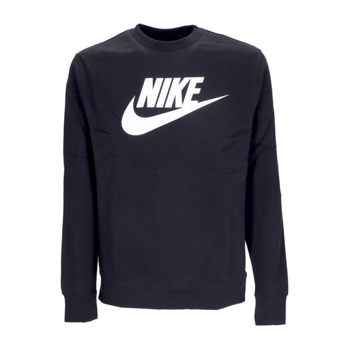 Nike Felpa Girocollo Uomo Sportswear Club Bb Graphic Crew Black da uomo