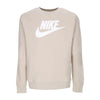 Nike Felpa Girocollo Uomo Sportswear Club Bb Graphic Crew Rattan da uomo