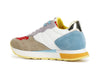 SNEAKERS IN PELLE SCAMOSCIATA E TESSUTO