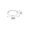 Rosone Standard All In Metallo Nero 3 Luci