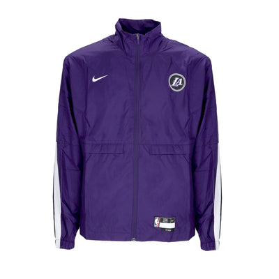 NIKE NBA Giacca a Vento Uomo Nba City Edition Courtside Jacket Loslak Ink/white/black da uomo