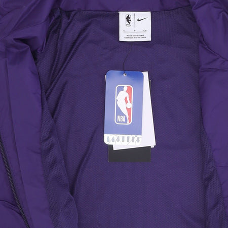 NIKE NBA Giacca a Vento Uomo Nba City Edition Courtside Jacket Loslak Ink/white/black da uomo