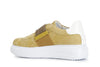 SNEAKERS IN CAMOSCIO CON FASCIA STRASS