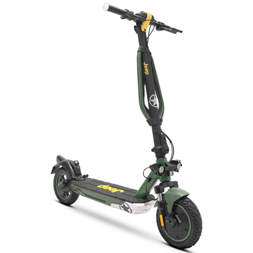 JEEP E-SCOOTER JAD ADVANCED SAFETY - MONOPATTINO ELETTRICO - MOTORE 350W - LEGA DI MAGNESIO - FRENI A DISCO - DOPPIA LEVA FRENO - RUOTE 10 - AUTONOMIA 40KM - KERS - BLUETOOTH - NFC
