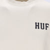 HUF Felpa Girocollo Uomo Essentials Classic H Crew Natural da uomo