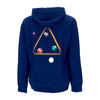 HUF Felpa Cappuccio Uomo Dirty Pool Tt P/o Hoodie Navy da uomo