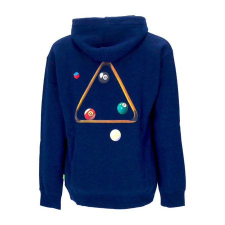 HUF Felpa Cappuccio Uomo Dirty Pool Tt P/o Hoodie Navy da uomo