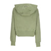 Nike Felpa Cappuccio Zip Donna Sportswear Air Fleece Full-zip Hoodie Alligator/medium Olive/medium Olive da donna