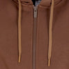 Nike Felpa Cappuccio Zip Donna Sportswear Air Fleece Full-zip Hoodie Cacao Wow/ale Brown/ale Brown da donna