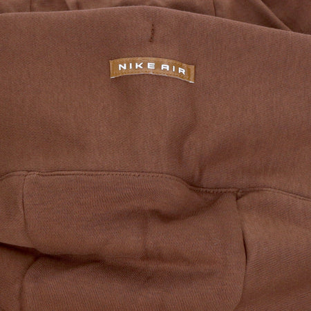 Nike Felpa Cappuccio Zip Donna Sportswear Air Fleece Full-zip Hoodie Cacao Wow/ale Brown/ale Brown da donna