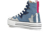 SNEAKERS MID IN TESSUTO CON STRASS