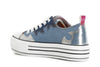 SNEAKERS MID IN TESSUTO CON PATCH STRASS