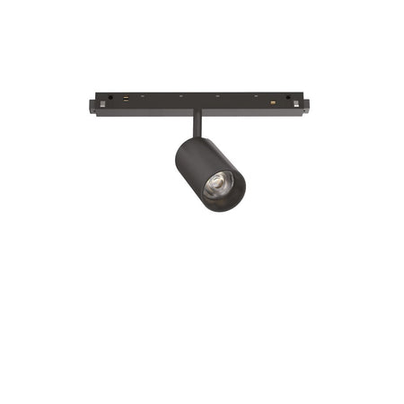 Faretto Binario Singolo Dali Ego Alluminio Nero 1 Luce 8W 3000K Luce Calda