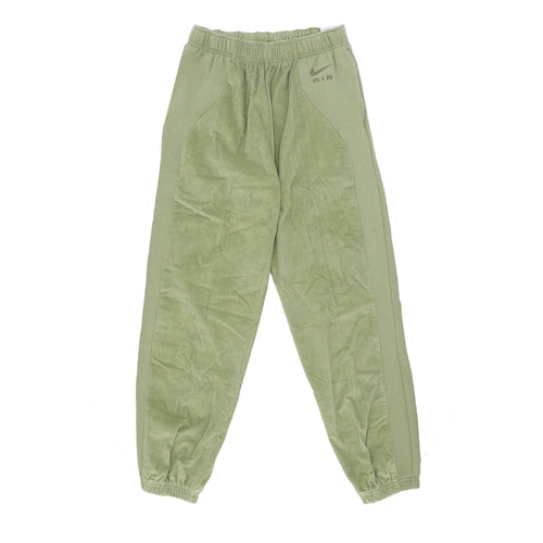 Nike Pantalone Tuta Leggero Donna Sportswear Air High-waisted Corduroy Fleece Pants Alligator/medium Olive da donna