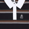 HUF Polo Manica Corta Donna Run Things Crop Polo Shirt X X-girl Black da donna