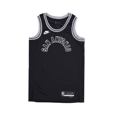 NIKE NBA Canotta Basket Uomo Nba Dri-fit Swingman Jersey Hwc B22 Sanspu Black/fit Silver/fit Silver da uomo