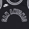 NIKE NBA Canotta Basket Uomo Nba Dri-fit Swingman Jersey Hwc B22 Sanspu Black/fit Silver/fit Silver da uomo