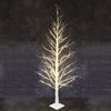 Albero di Natale spoglio con 900 MicroLed a led bianco  h 150 cm