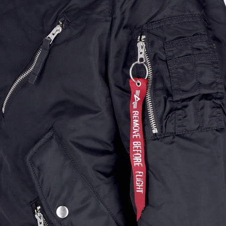 ALPHA INDUSTRIES Giubbotto Uomo Outlaw Jacket Black da uomo