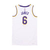 NIKE NBA Canotta Basket Uomo Nba Dri Fit Swingman Jersey No 6 Lebron James Loslak White da uomo