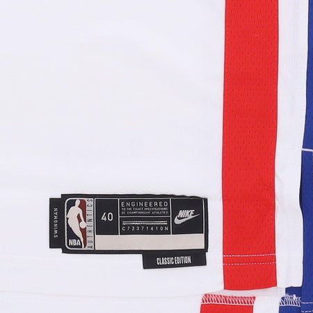 NIKE NBA Canotta Basket Uomo Nba Dri-fit Swingman Jersey Hwc B22 Bronet White/rush Blue da uomo