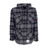ALPHA INDUSTRIES Camicia Manica Lunga Cappuccio Uomo 45 P Hooded Black/grey da uomo