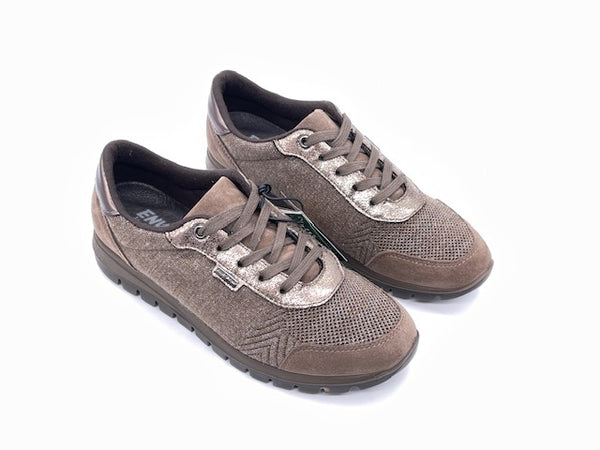 ENVAL SOFT Sneaker Donna in tessuto Taupe