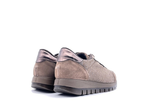 ENVAL SOFT Sneaker Donna in tessuto Taupe