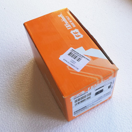 Facchinetti serratura corta a spingere sinistra 60mm ferroglietto cilindro staccato a 3 mandate