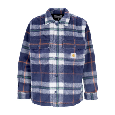 CARHARTT WIP Camicia Manica Lunga Uomo Manning Shirt Manning Check/enzian/wax da uomo
