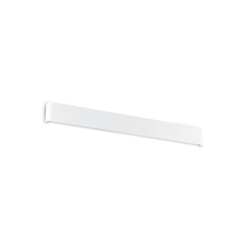Applique Moderna Delta Metallo Bianco Led 30W 3000K Luce Calda