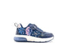 GEOX Sneakers bambina J SPACECLUB G. Navy platino