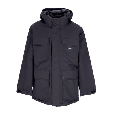 DICKIES Giaccone Lungo Uomo Glacier View Expedition Black da uomo