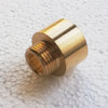 Prolunga ridotta da F 1 x M 3/4 in ottone giallo