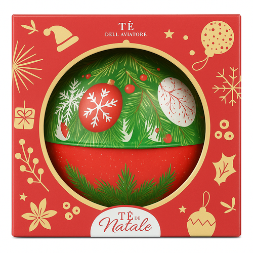 Tè dell’Aviatore – Edizione Natale (pallina decorativa in latta) 10 filtri piramidali