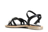 SANDALO GILDA IN NAPPA CON ACCESSORIO STRASS