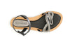 SANDALO GILDA IN NAPPA CON ACCESSORIO STRASS